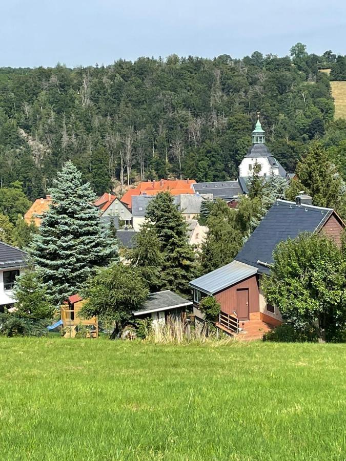 Ferienwohnung Am Schloss Lauenstein Im Erzgebirge エクステリア 写真