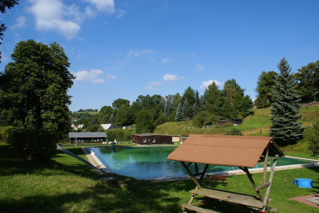 Ferienwohnung Am Schloss Lauenstein Im Erzgebirge エクステリア 写真