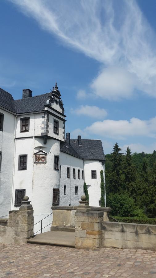 Ferienwohnung Am Schloss Lauenstein Im Erzgebirge エクステリア 写真