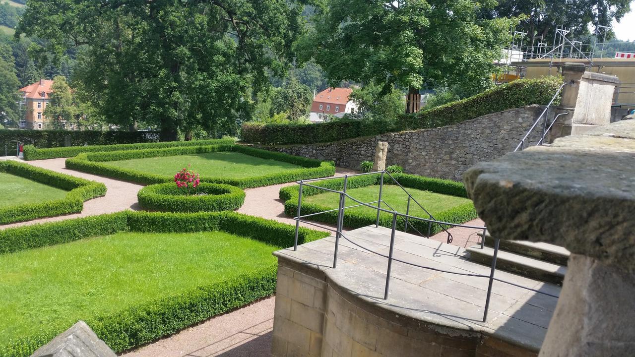 Ferienwohnung Am Schloss Lauenstein Im Erzgebirge エクステリア 写真