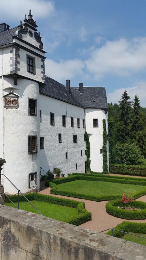 Ferienwohnung Am Schloss Lauenstein Im Erzgebirge エクステリア 写真